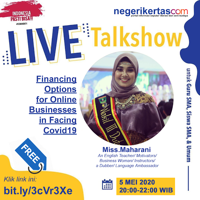 SEMINAR ONLINE BERSAMA Miss.MAHARANI