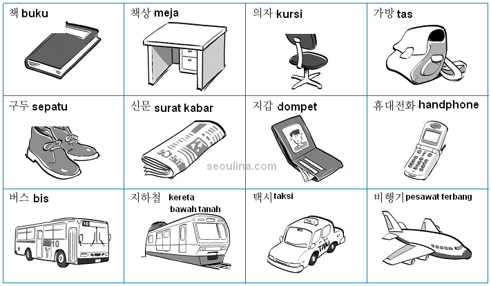 Everlastingfriend: Belajar Kosa Kata Korea Bergambar