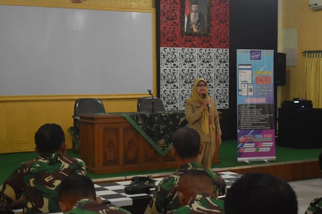 Sosialisasi Dan Pendampingan IKD, Disdukcapil Datangi Kodim Demak