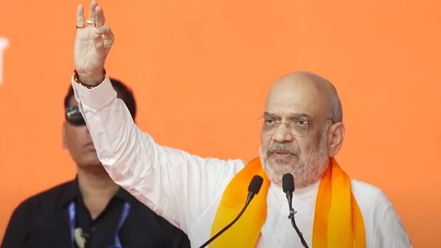 News A Bangla // Rahul Baba is running from one place to another to contest elections: Amit Shah