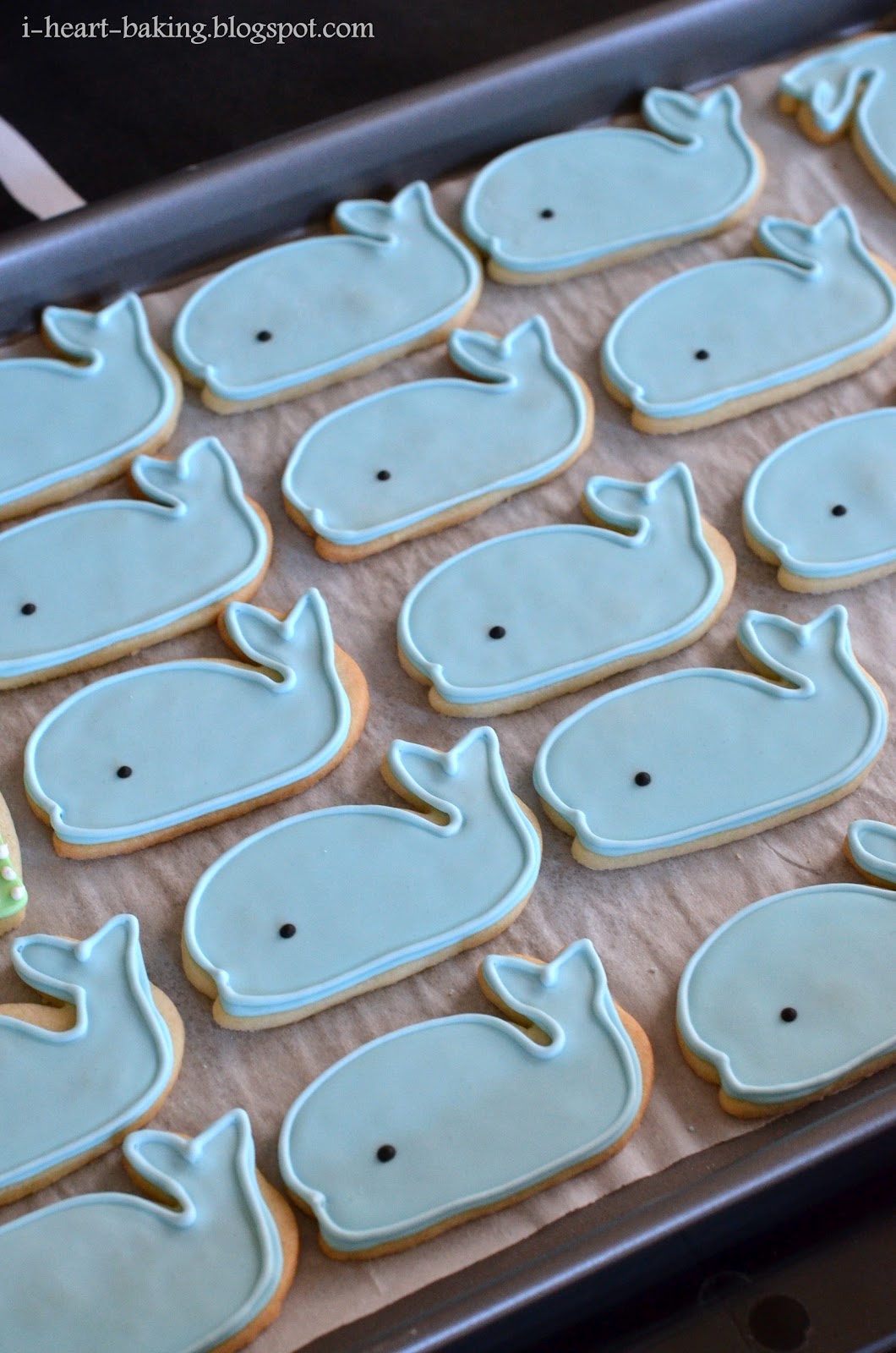 i heart baking!: whale cookies