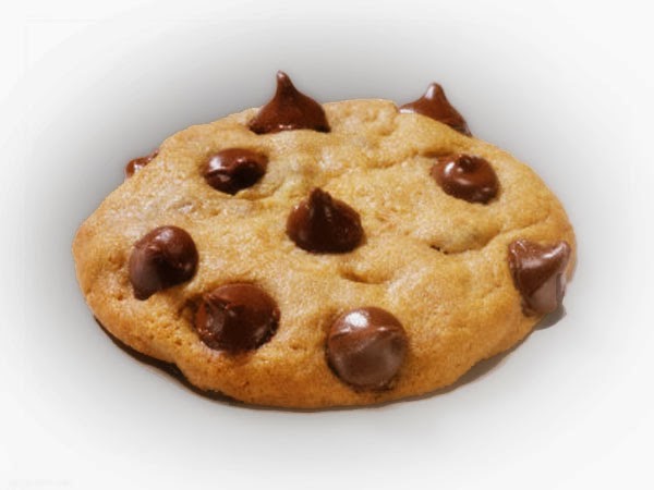 A chocolate chip cookie