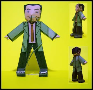 Ace Attorney - Dick Gumshoe Papercraft