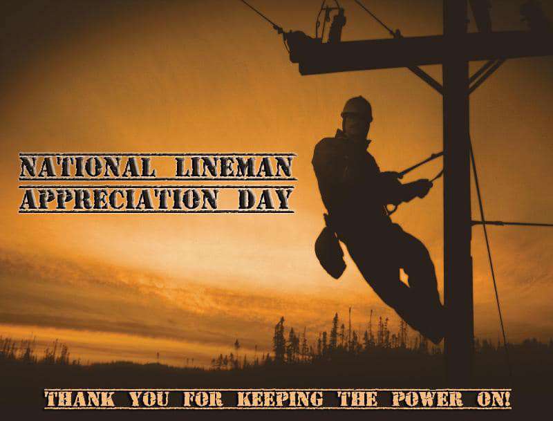 National Lineman Appreciation Day Wishes Pics