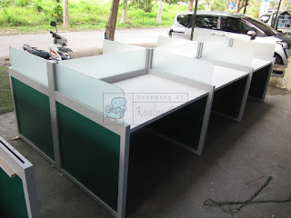 Meja Partisi Kantor 6 orang - Furniture Semarang