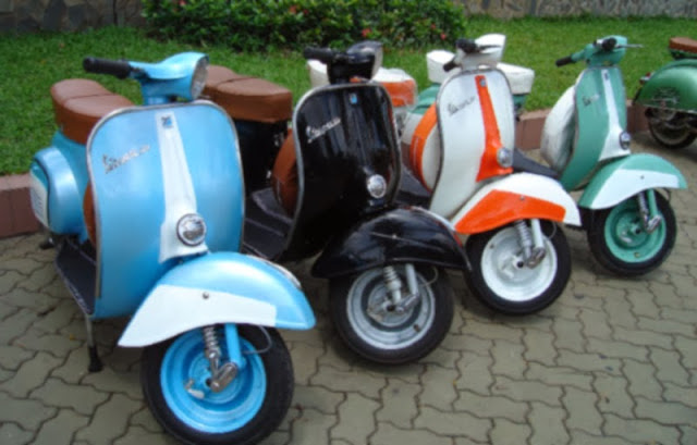 Kumpulan Modifikasi Vespa Gayanya Klasik Makin Keren 2014