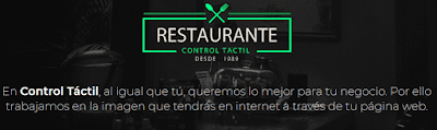 En Control Tactil diseñamos webs