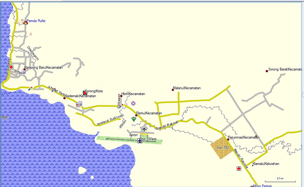 Peta Kota: Peta Kota Sorong