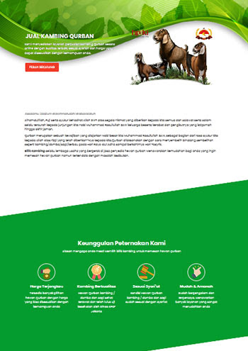 landing page blogspot