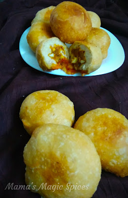 EGG BUN/  SPICY EGG MASALA STUFFED BUNS