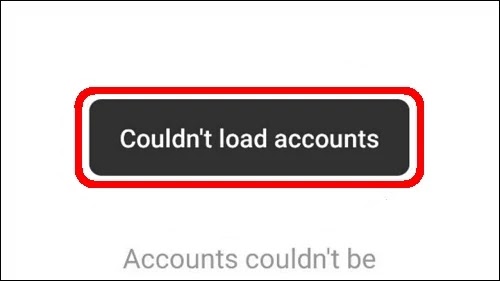 How To Fix Instagram Couldn't Load Accounts Error Problem Solved in Android
