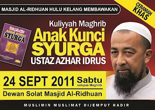 Ustaz Azhar Idrus www.mymaktabaty.com