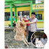 Momen Hari Raya idul Adha 1446 Hijriah , SMPN 1 Kelapa Dua Sembelih hewan qurban 6 ekor kambing .