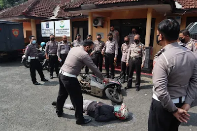 Satlantas Polres Purbalingga Gelar Pelatihan Penanganan Pertama Gawat Darurat