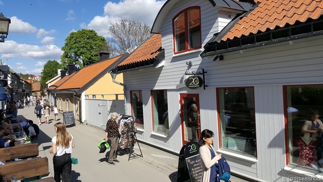 Stora Gatan, the old main street of Sigtuna.