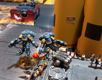 Warhammer 40k battle report: World Eaters vs Space Wolves, 500pts