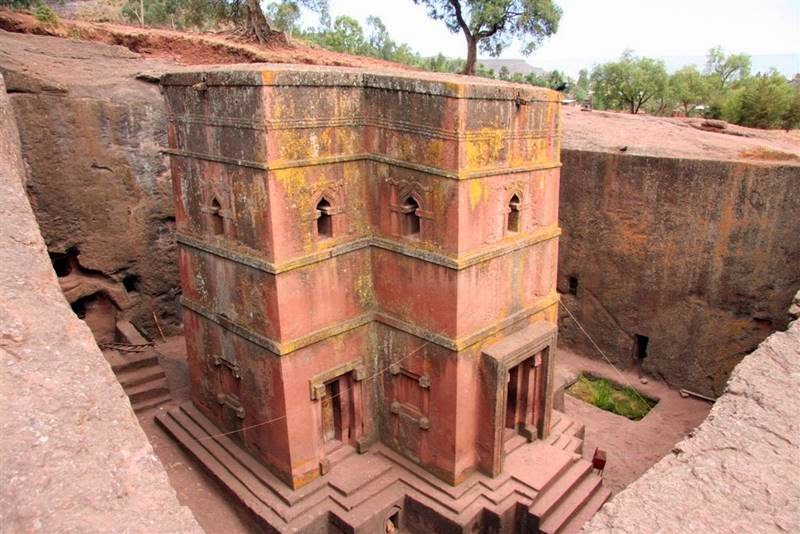 Church carved from the living rock | Lalibela, Ethiopia