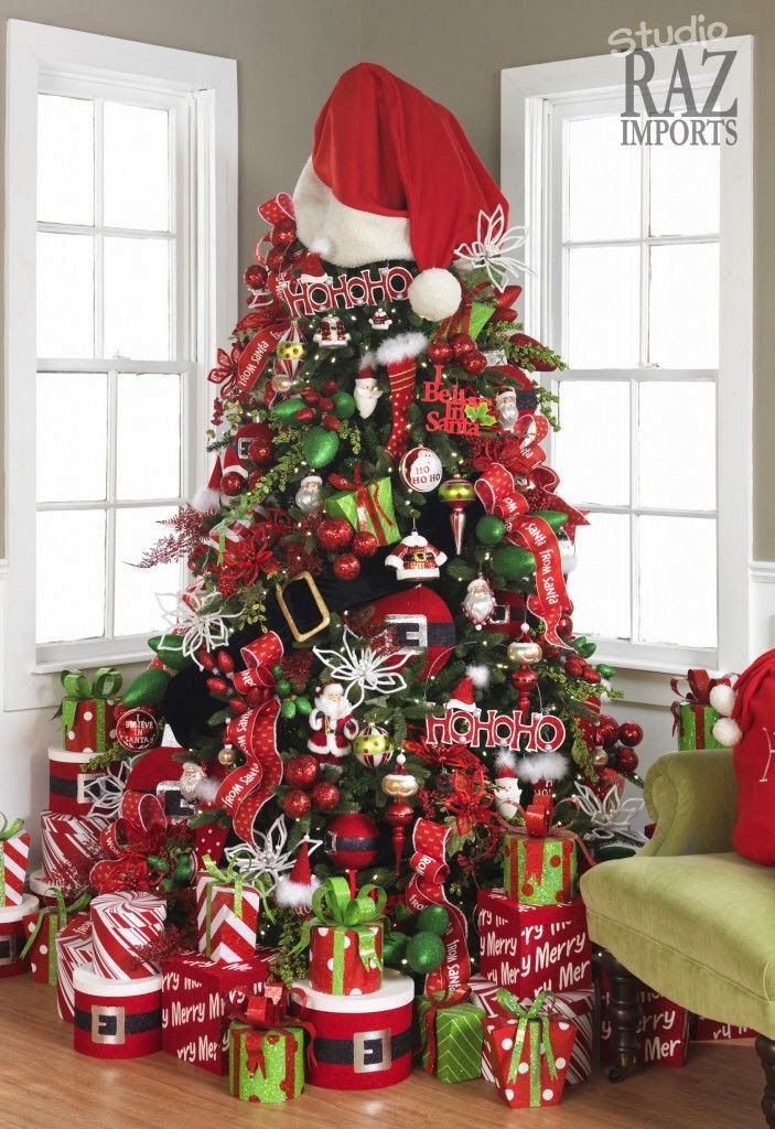 Shabby in love Christmas  tree  decorating  ideas 