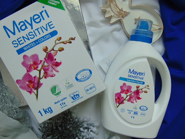 Mayeri Sensitive - Delikatne produkty do prania ubrań dzieci i osób z alergią