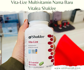 Vita-Lize Multivitamin Nama Baru Vitalea Iron Plus Shaklee