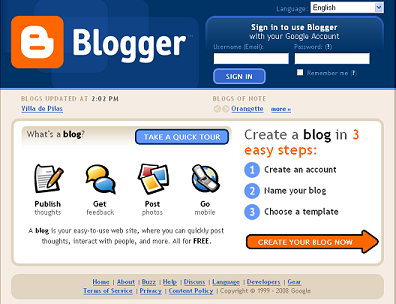 Membuat Blog Gratis