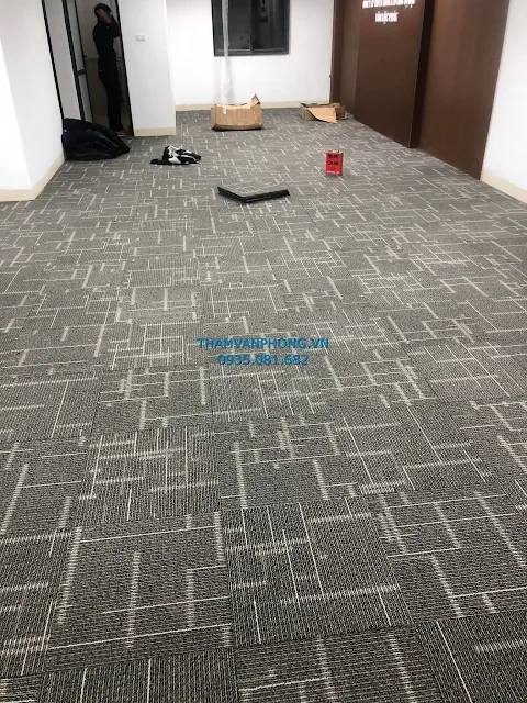 Thảm trải sàn văn phòng, thảm tấm chất lượng cao