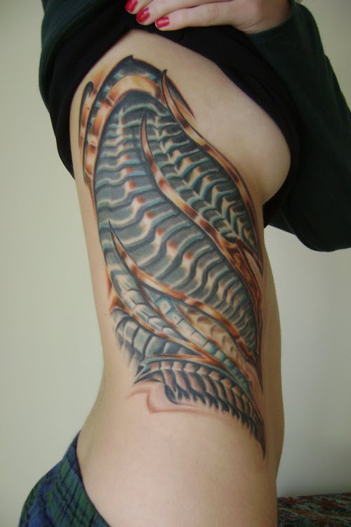 tattoos armor. New tattoos armor ribs tattoo design on side body girls