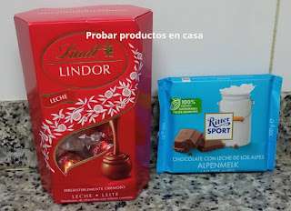 Disfrutabox: Lindor y Ritter sport