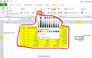 FUNGSI FONT PADA MICROSOFT EXCEL