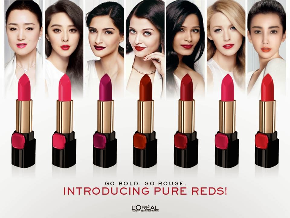 Loreal Paris Star collection pure red shades