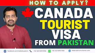 How can I apply visit visa for Canada from Pakistan