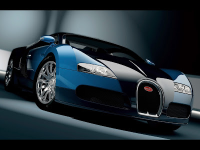 blue bugatti veyron