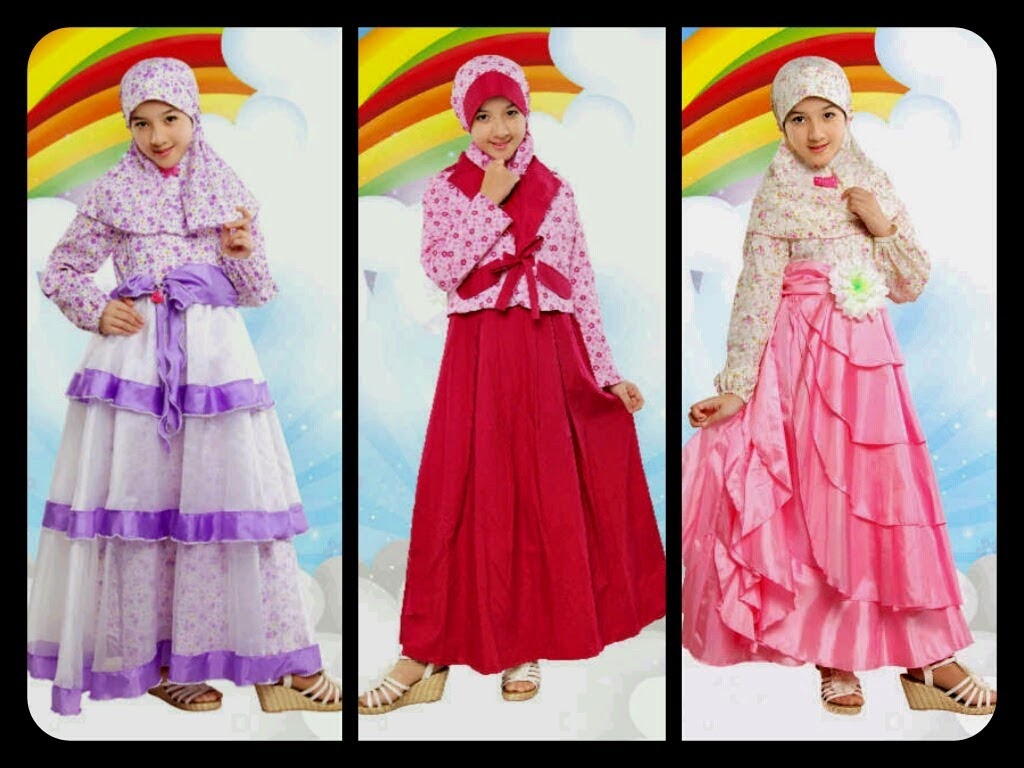 Model Baju Muslim Anak Perempuan 2014 Model Busana Muslim Terbaru