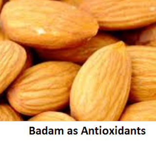 Almonds Health Benefits Badam as Antioxidants 