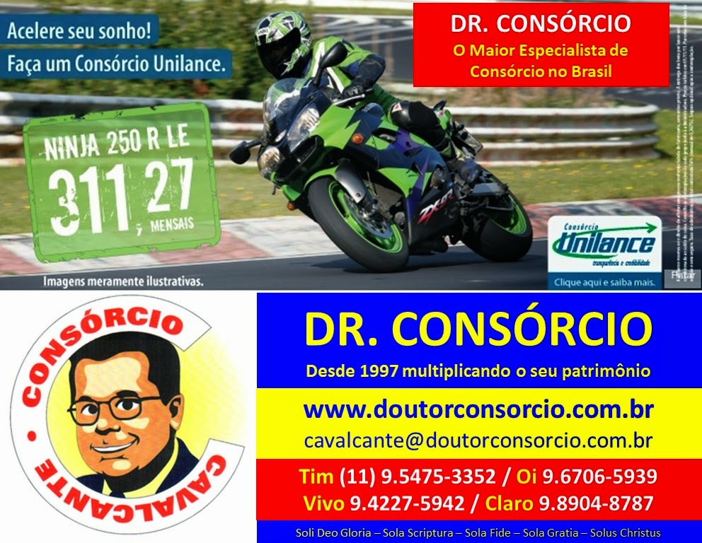 Moto é com o Dr. Consórcio.