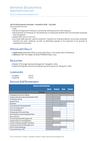 Senior Consultant SAP Resume Samples 02