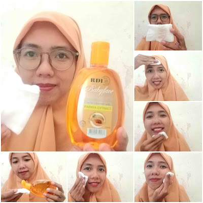 Pemakaian RDL facial cleanser