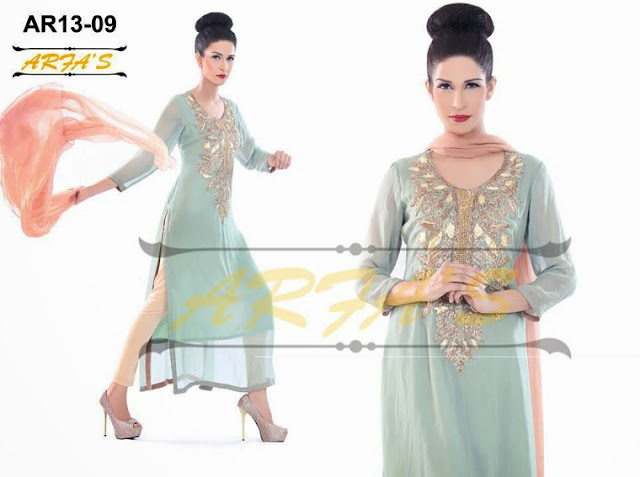 Arfa's Mid Summer Eid Collection 2013-09