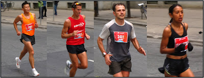 Runners in Scotiabank Toronto Waterfront Marathon