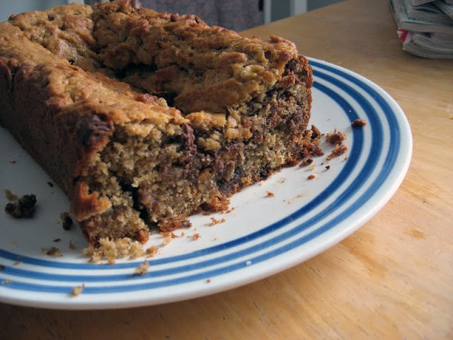 Reese's Peanut Butter Cup Banana Bread by freshfromthe.com