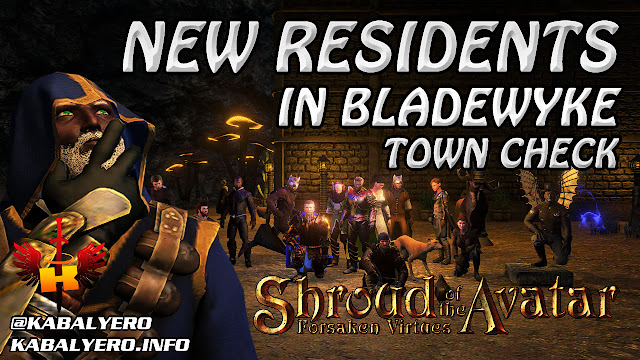 New Residents, Bladewyke Player Owned Town 🏠  Shroud Of The Avatar (Town Check)