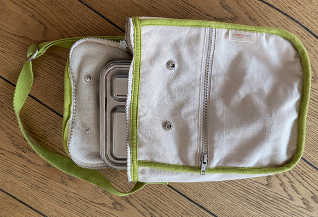 Plastic Free lunch bag and lunch box