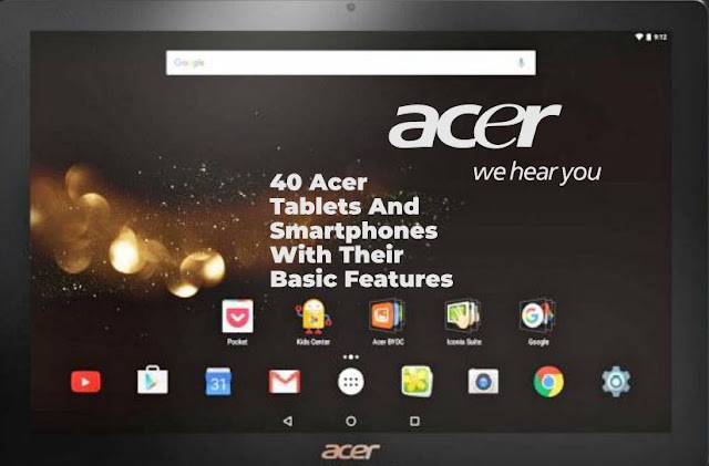 Acer Tablets And Smartphones