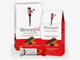 Skinnygirl Tasty Nutrition Bars packaging
