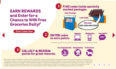 Earn Rewards Kelloggs