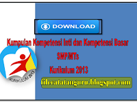 KOMPETENSI INTI DAN KOMPETENSI DASAR KURIKULUM 2013 SMP/MTs