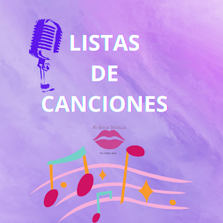 Listas de canciones midolcebelleza