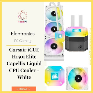 Corsair iCUE H150i Elite Capellix Liquid CPU Cooler - techipii