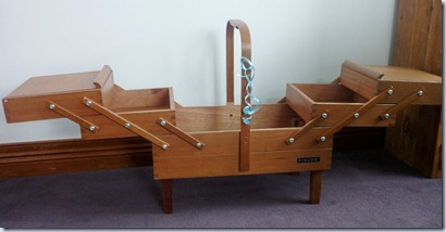 sewing box open