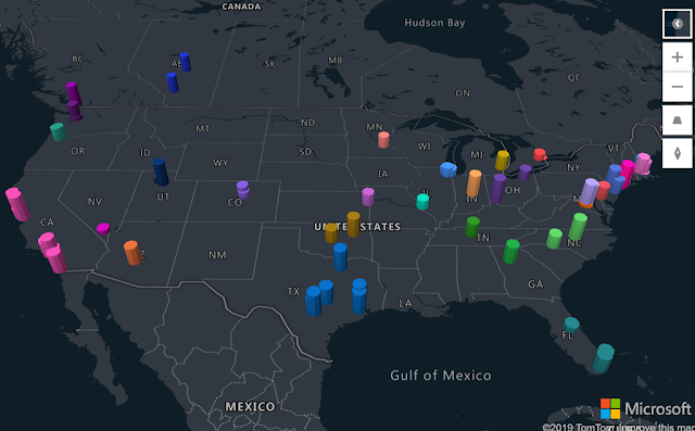 Azure Maps, Azure Tutorial and Material, Azure Exam Prep, Power BI